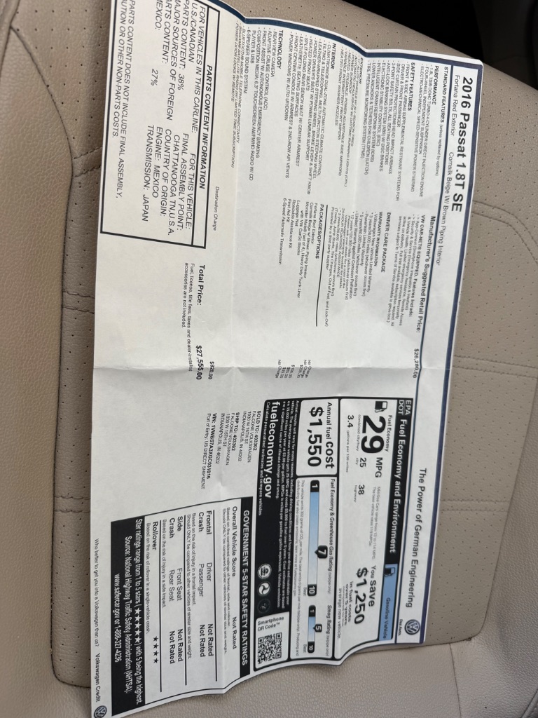 2016 Volkswagen Passat SE - Photo 29